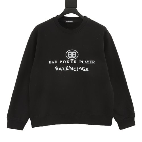 Balenciaga Cotton Pullover with 3D Foam Print