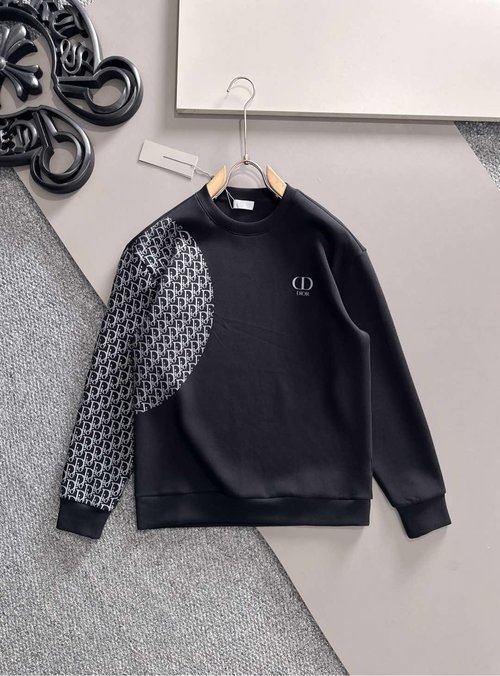Dior Space Cotton Pullover with Letter Logo