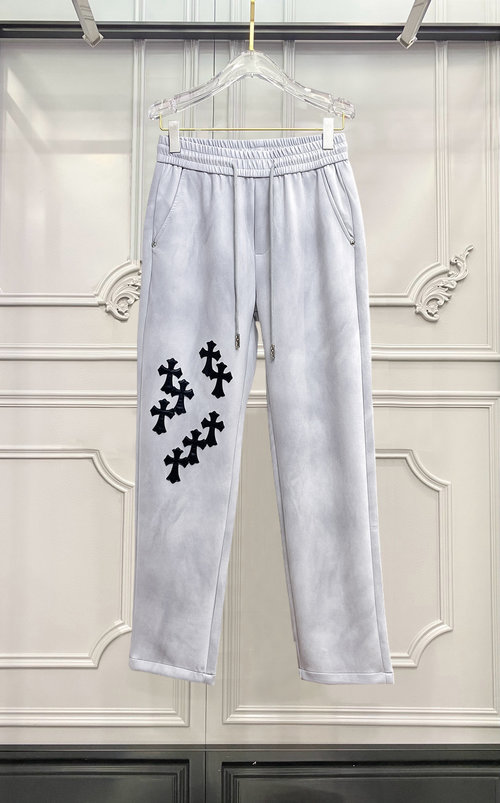 Chrome Hearts Newly Released Comfortable Casual Pants with Logo