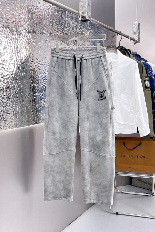 Louis Vuitton Casual Pants with Logo, High Comfort