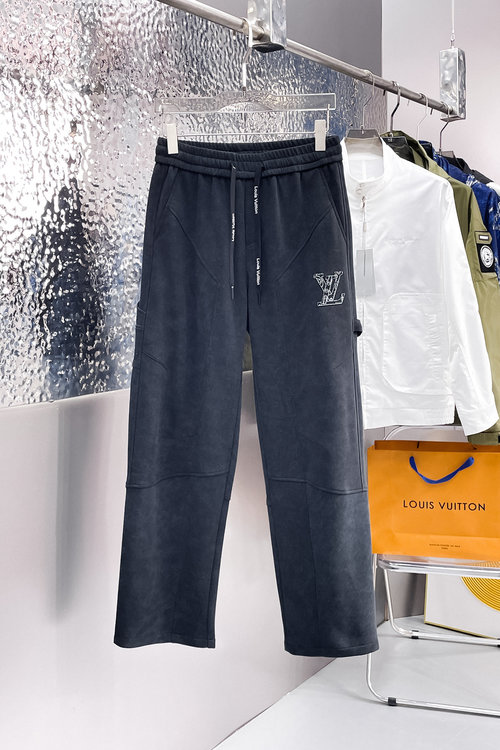 Louis Vuitton Casual Pants with Logo, High Comfort