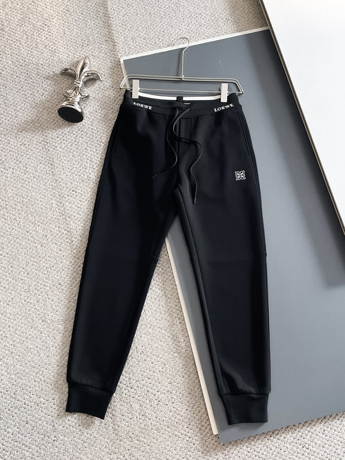 Loewe Exclusive Logo Design Casual Pants