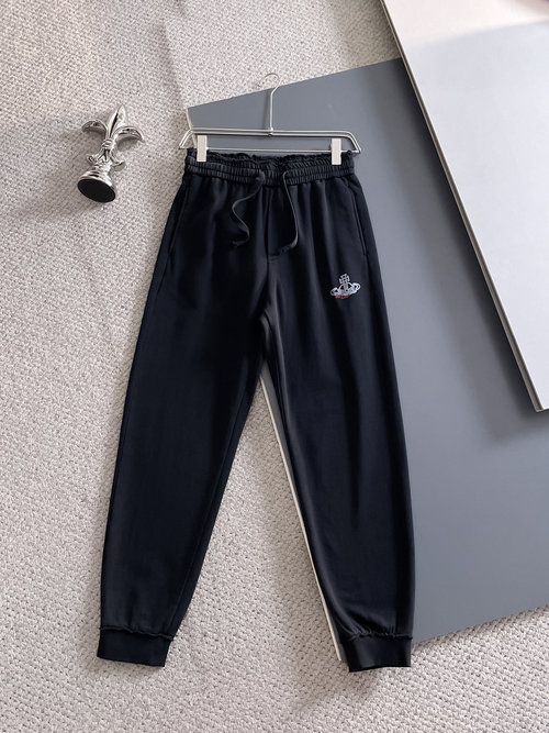 Vivienne Westhood Classic Logo Casual Pants with High Comfort Level