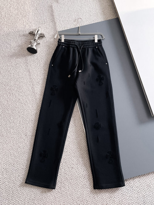 Chrome Hearts New Casual Pants with Classic Logo and Great Comfort