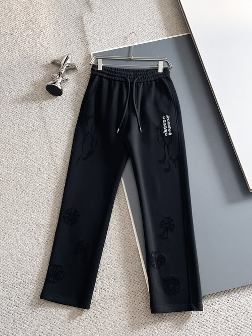 Chrome Hearts Top-Quality Casual Pants with a Classic Logo