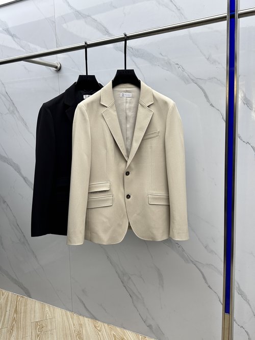 Brunello Cucinelli High - end Jackets with Luxury Fabric