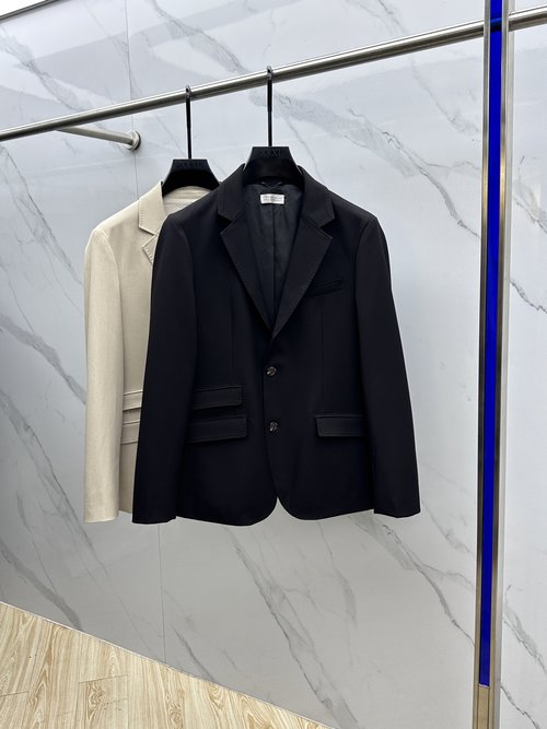 Brunello Cucinelli High - end Jackets with Luxury Fabric