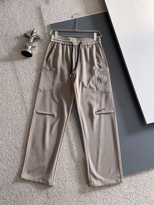 Louis Vuitton High - end Logoed Casual Pants with Custom Fabric