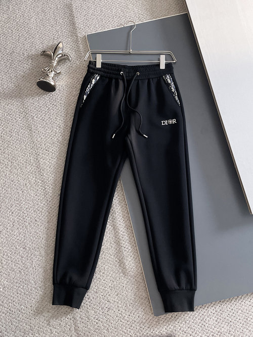 Dior High-quality Casual Pants with Logo and Custom Fabric