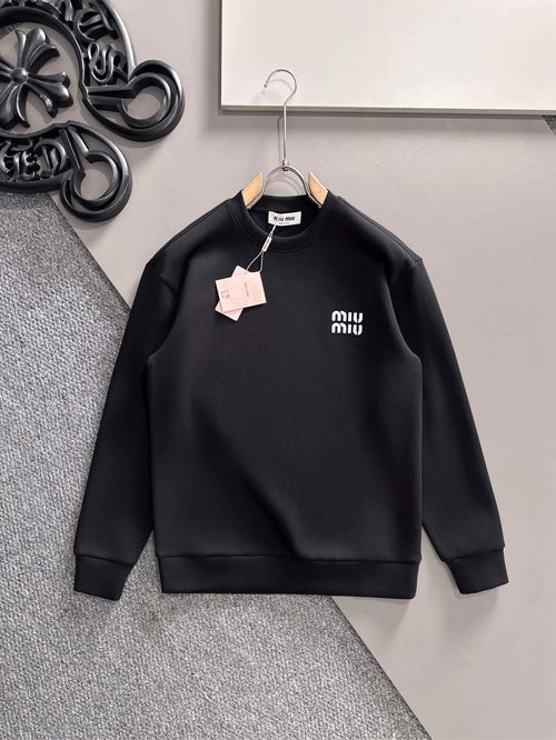 Dior Letter Logo Space Cotton Pullover Sweatshirt