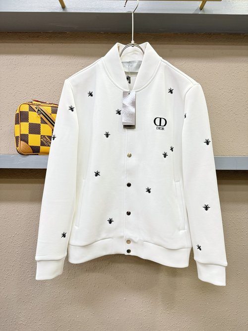 Dior Luxury Embellished Open-Front Cardigan