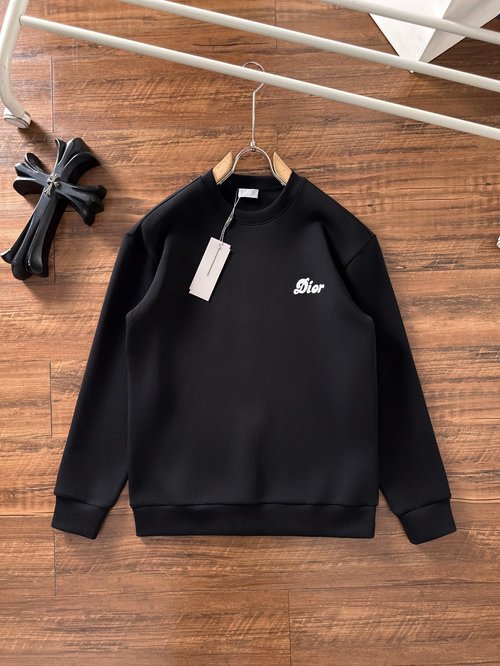 Dior Space Knitted Cotton Pullover with New Printing