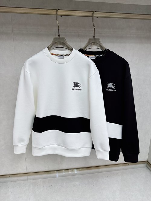 Burberry Embroidered Space Cotton Pullover with Distinctive Style