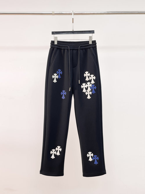 Chrome Hearts Retro-refundable Logo Casual Pants with Custom Fabric