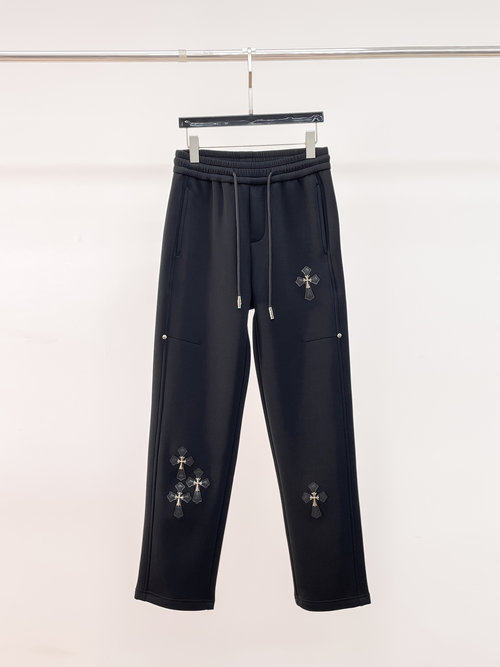 Chrome Hearts Retro-refundable Logo Casual Pants with Custom Fabric