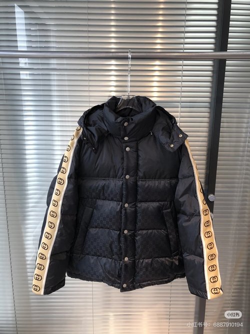 Gucci Premium Down Jacket with 3M Reflective and Durable Design