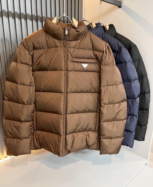 Prada Waterproof Down Jacket with Tech Features