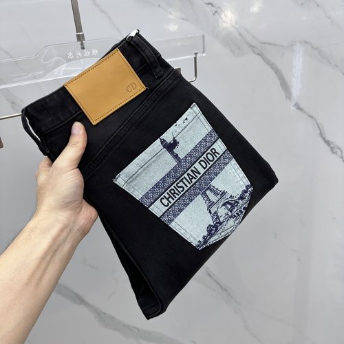 Dior High - end Custom Jeans Made with Imported Fabric