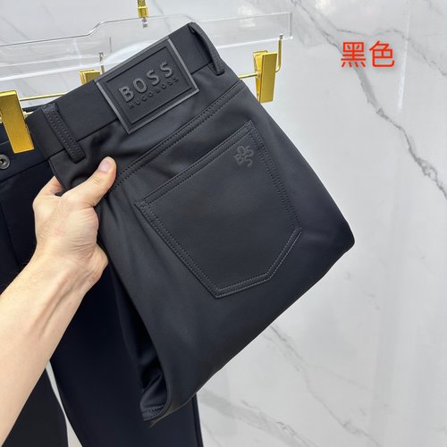 Boss Custom - made Five - Pocket Pants with Fine Stitching