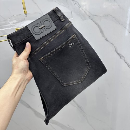 Ferragamo Premium Customized Jeans with Precise Details