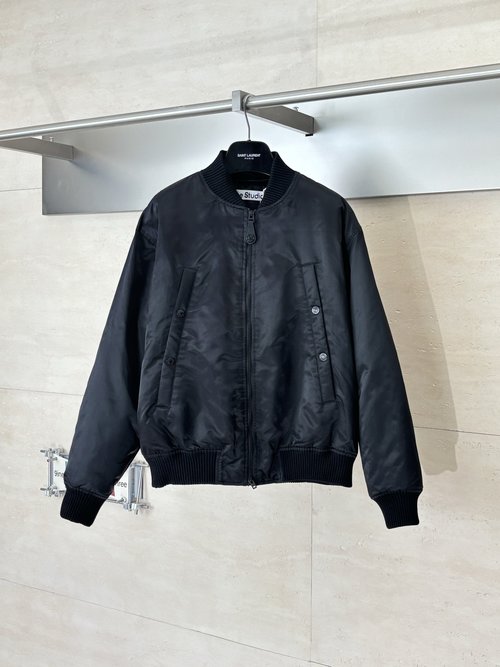 Dior Metal Zipper Logo Cotton Flight Jacket