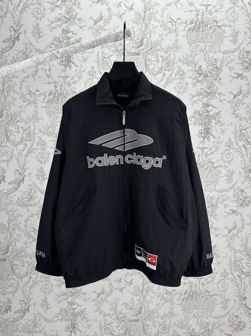 Thom Browne Tech Cotton Blended Football Track Jacket