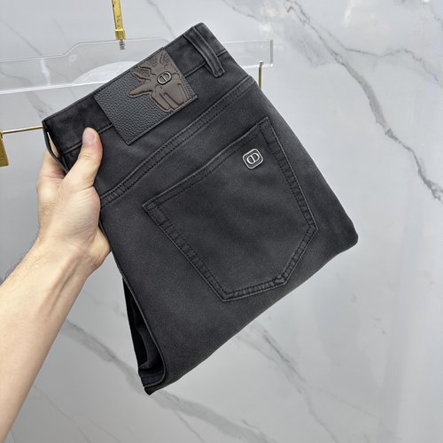 Dior Premium Customized Washed Jeans, Breathable and Comfortable