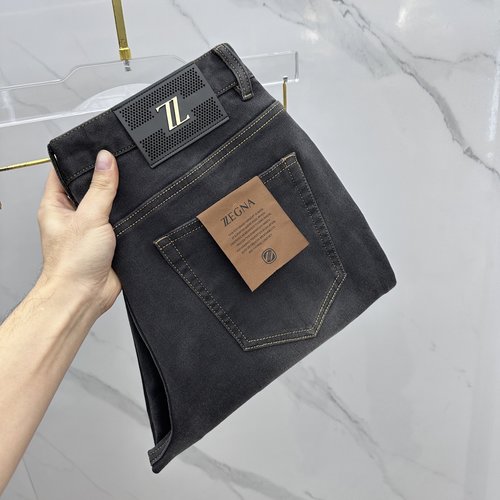 Zegna Premium Custom Washed Jeans, Superior Quality