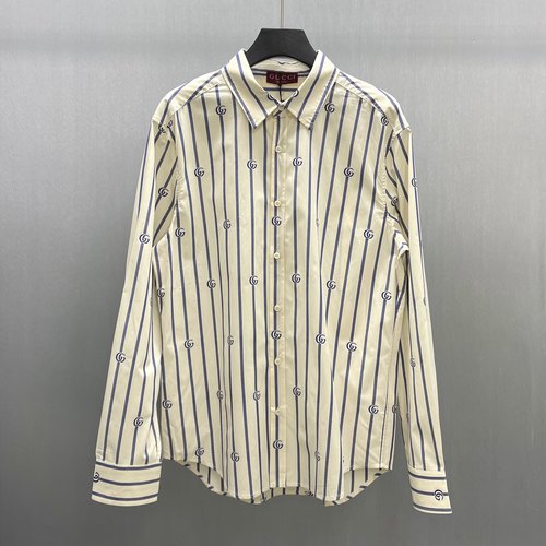 Gucci Stripe Cotton Poplin Shirt