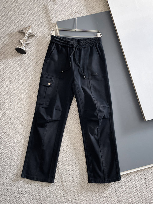 Dior New Thickened Casual Pants with Classic Logo