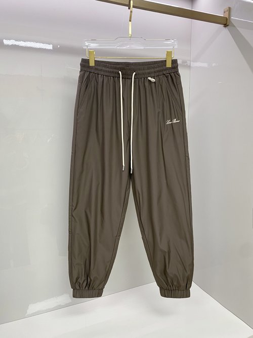 Loro Piana Elastic Waist Pants Perfect for Work and Sports Activities