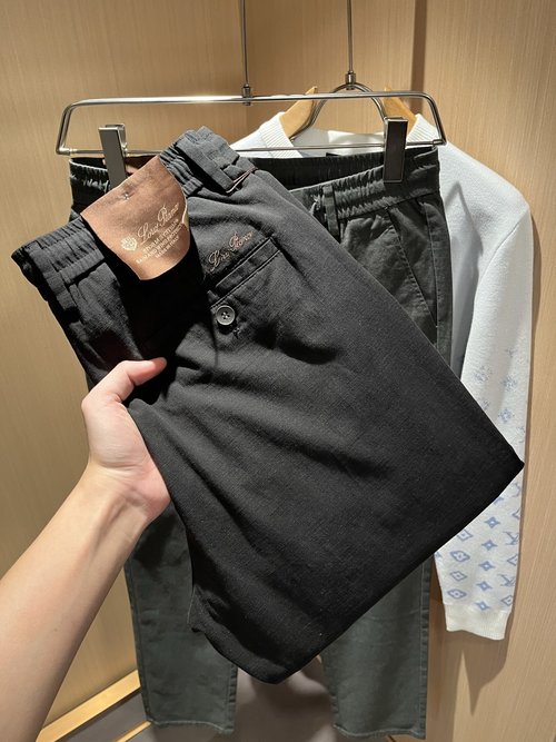 Loro Piana Comfortable and Breathable Cotton Linen Pants