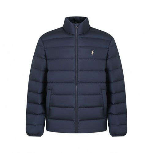 Polo Ralph Lauren Horse Embroidery Lightweight Down Jacket with Waterproof Nylon