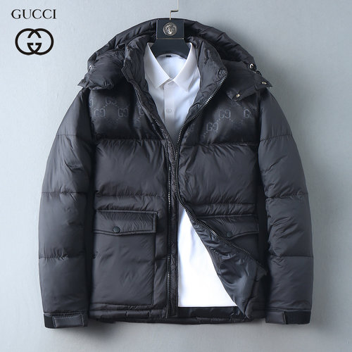 Gucci Premium 90% down Jacket with Logo and Color Block