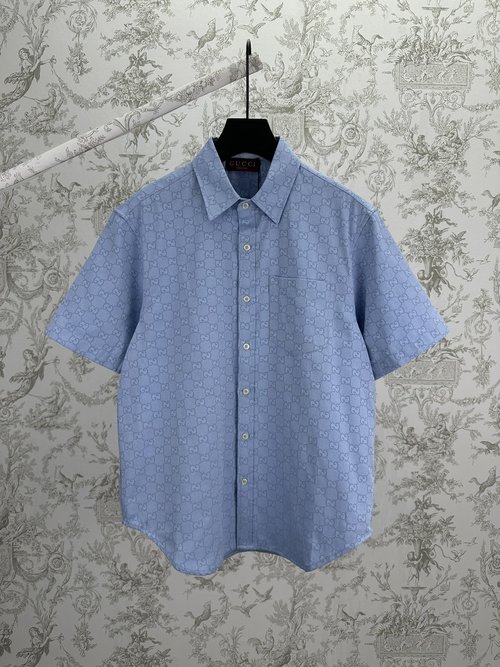 Gucci GG Supreme Oxford Cotton Shirt for Any Occasion