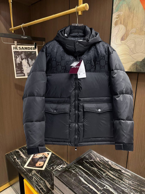 Gucci 90-Down Filled Color-Blocked Warm & Lightweight Jacket