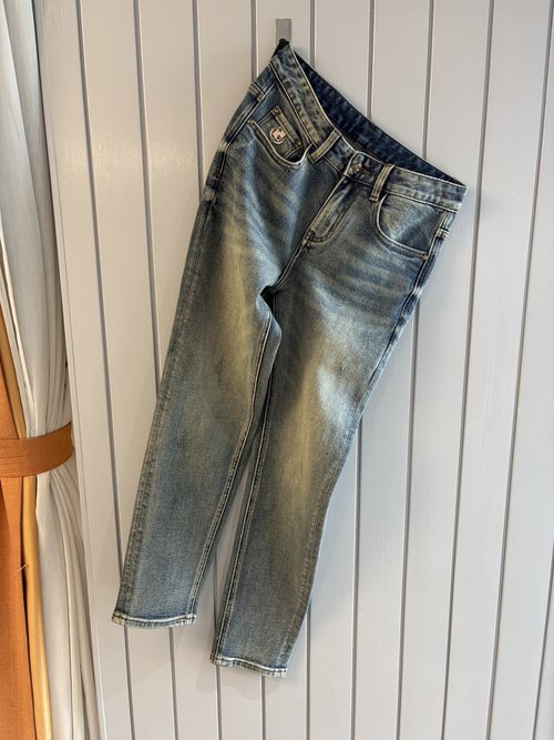 Fendi Soft Jeans with Luxury Cowhide Label