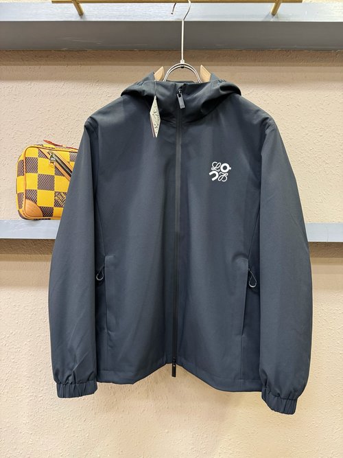 Loewe Stylish Imported Fabric Jacket with Logo