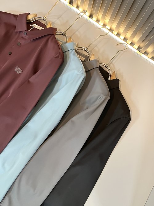 Bottega Veneta High-Quality Solid-Color Polo with Logo Design