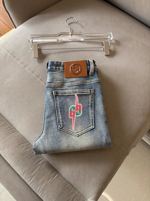 Fendi Soft Jeans with Luxury Cowhide Label