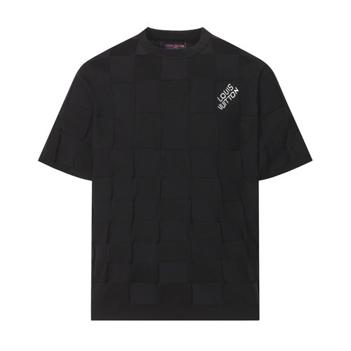 Louis Vuitton Soft Knit Crew Neck Short Sleeve T-shirt