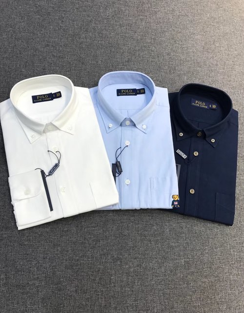 Louis Vuitton Oxford Cotton Long-Sleeve Shirt with Cub Emblem