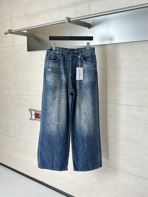 Dior Splashed Vintage Jeans with Soft Combed Cotton