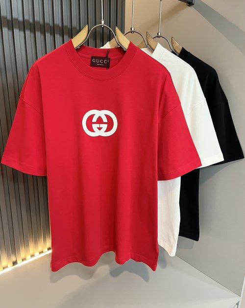 Gucci Loose Cotton Round Neck T-Shirt