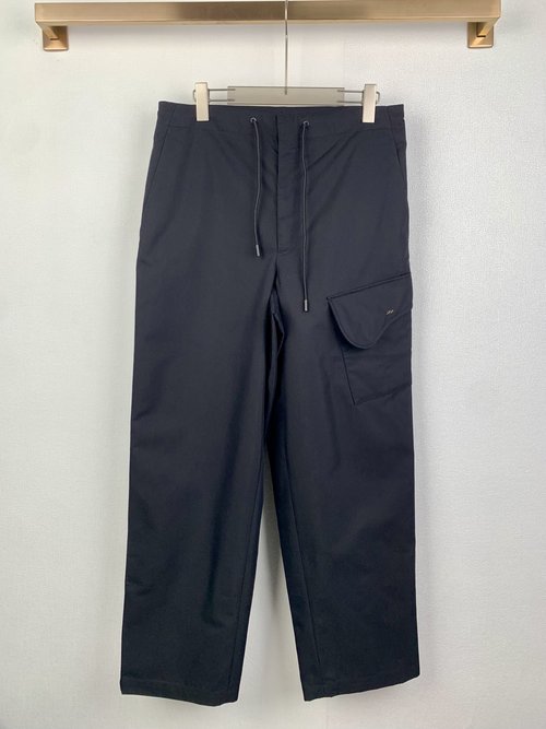 Dior Cotton Blend Work Pants with Unique Details