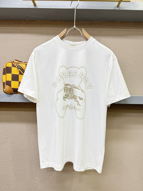 Burberry Soft Fabric Trendy Short-Sleeve