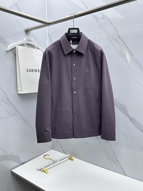 Brunello Cucinelli Stylish Collar Jacket with Chest Logo Embroidery