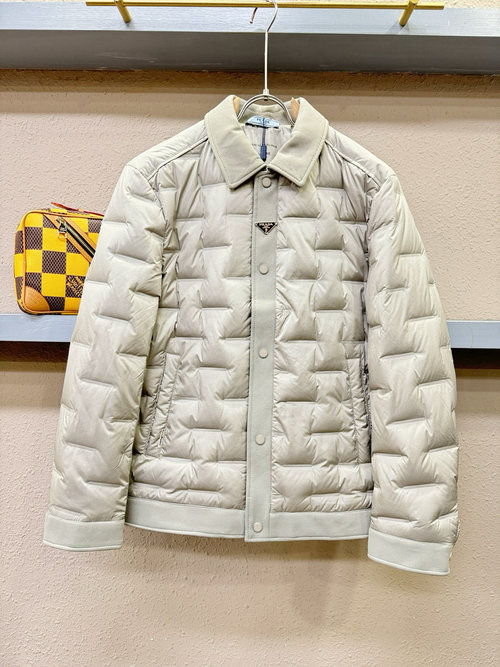 Prada High-Tech Waterproof Down Jacket with Stylish Design