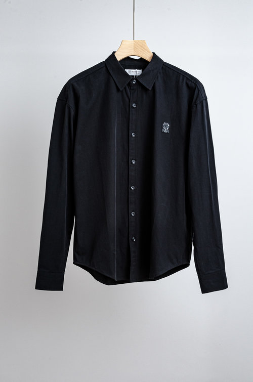 Brunello Cucinelli Oxford Long-Sleeve Shirt with High Mixability