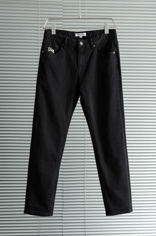 Dior Straight-Fit Jeans with Exquisite Details